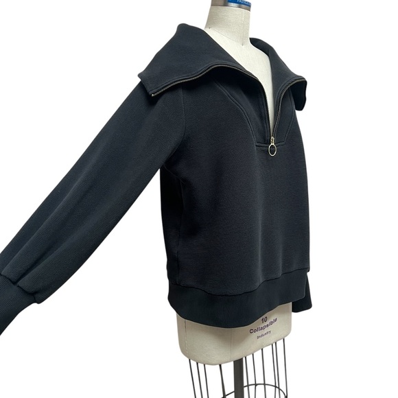 Varley Catherine Half-Zip Ribbed
Convertible Oversized Sweater Size L - Picture 6 of 13